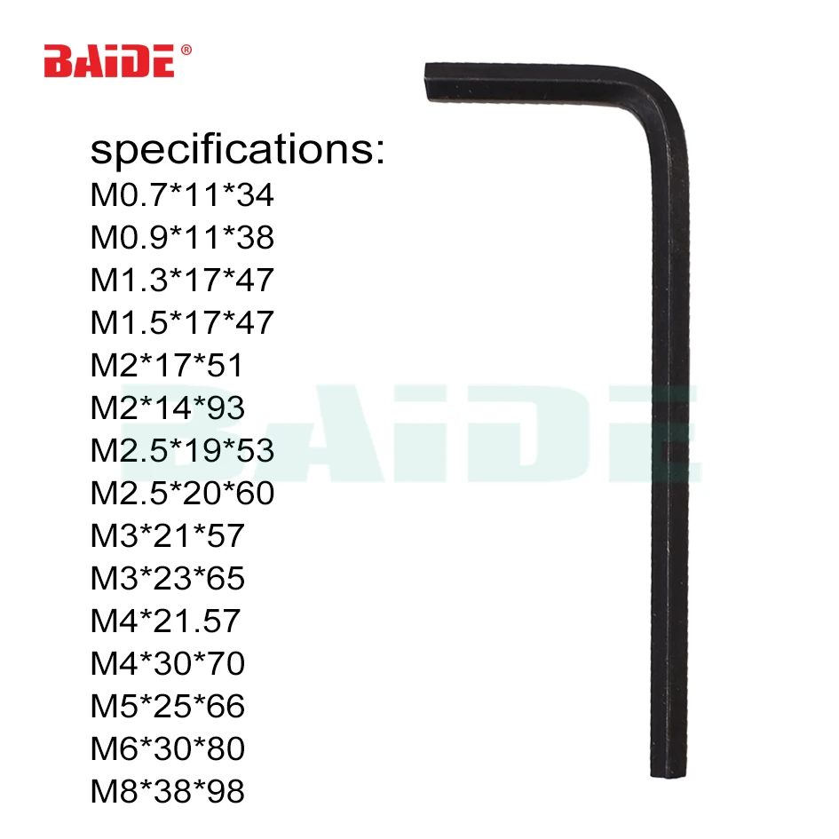 0.7mm-4mm Mini Hexagon Hex Allen Key Wrench Screwdriver Tool Universal wrench Hexahedron hex keys allen key hexagon 500pcs/lot