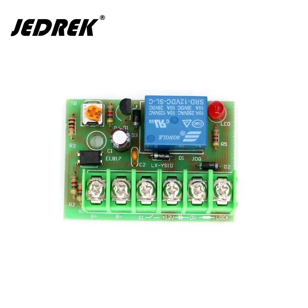 modulo de atraso de tempo da fonte de alimentacao para bloqueio magnetico fechadura eletrica placa de controle de acesso 01