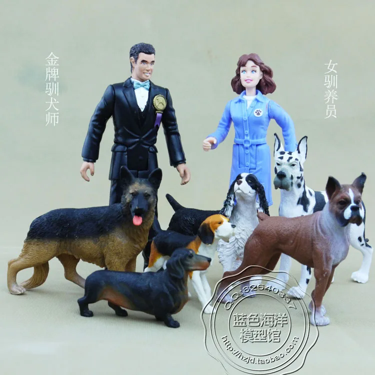 Chap MEI dog model TOY German Shepherd Dog Harrier English Springer Spaniel Dachshund Boxer TOY model breeder