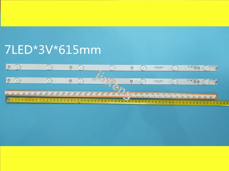 

New 30pcs 7LED 615mm LED strip for LBM320P0701-FC-2 32PFK4309-TPV-TPT315B5 32PFK4309 32PHS5301 TPT315B5 LB-F3528-GJX320307-H