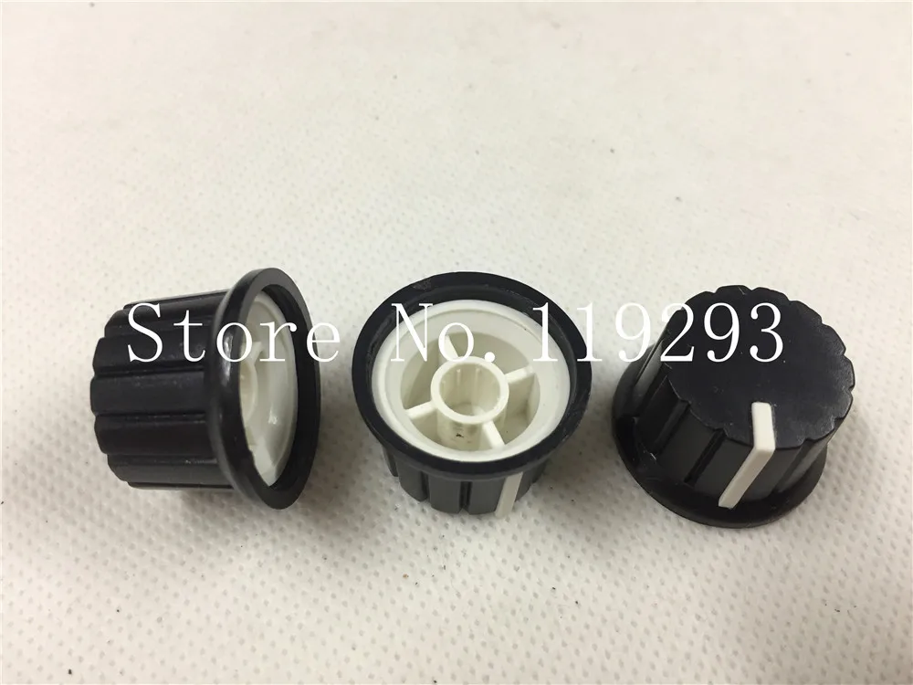 

[BELLA]Workmanship color band switch encoder potentiometer knob 24 * 15MM plastic flowers shaft hole--100PCS/LOT