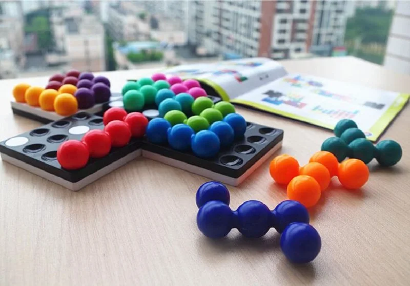 Fly AC Logic game intelligence magic beads space thinking reasoning early childhood educational toys board game birthday gift