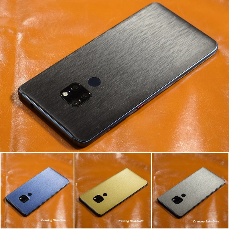 3D Carbon Fiber/Drawing/Wood Skins Phone Back Cover Sticker For HUAWEI P30 Pro P30 Lite MATE 20 Mate 20X Mate 20 Pro /20 Lite