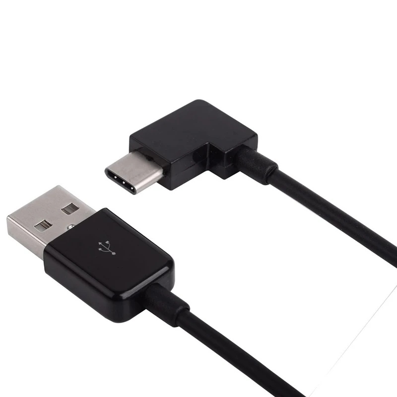 USB Type C 100cm 1m 2m 3m short Cable 90 Degree Right Angled USB Type-C 3.1 Connector Wire USB C Cable for Mobile Tablet