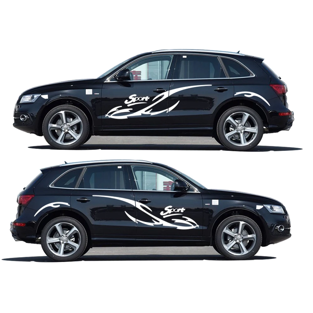 

For Audi Q5 Car Styling Accessories Waterproof Car Whole Body Sticker Sedan Vehicle Sticker 2Pcs