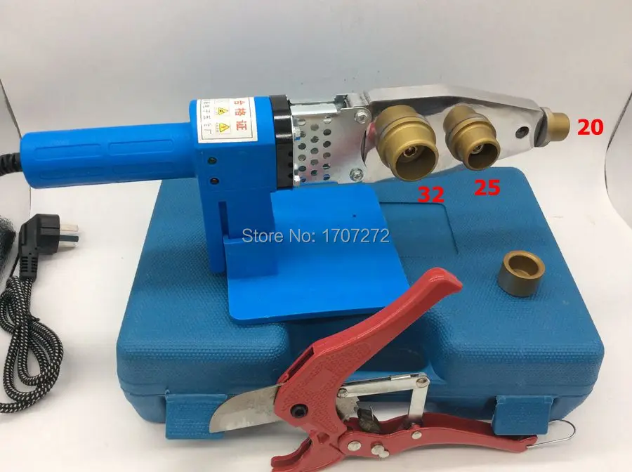 

Constant Temperature Electronic PPR Welding Machine, plastic welder AC 220V 800W 20-32mm welding pipes