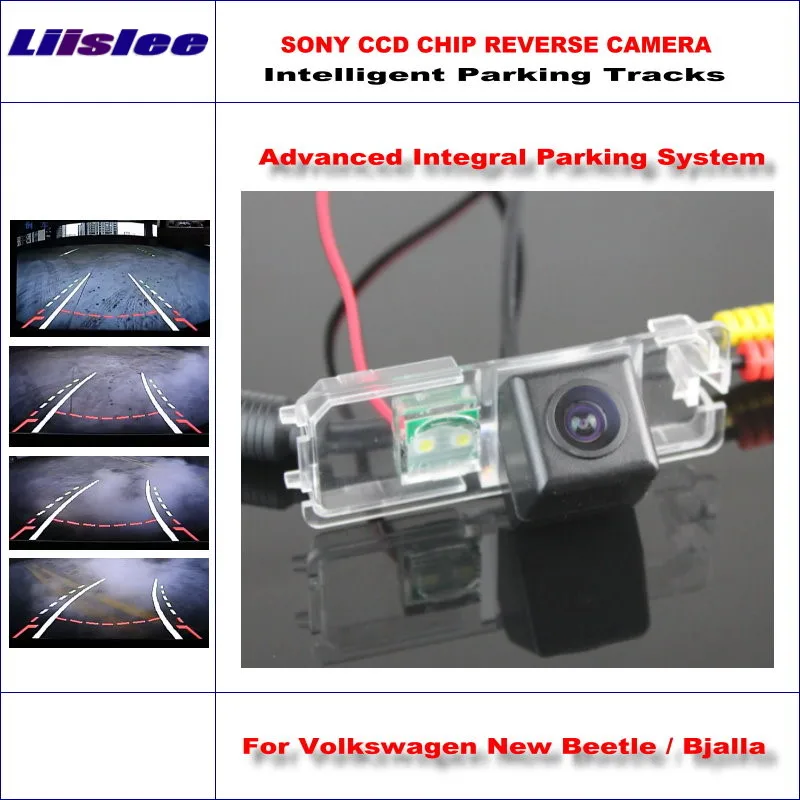 

Автомобильная задняя камера для VW New Beetle / Bjalla 2006 ~ 2011 парковка динамическая траектория заднего хода