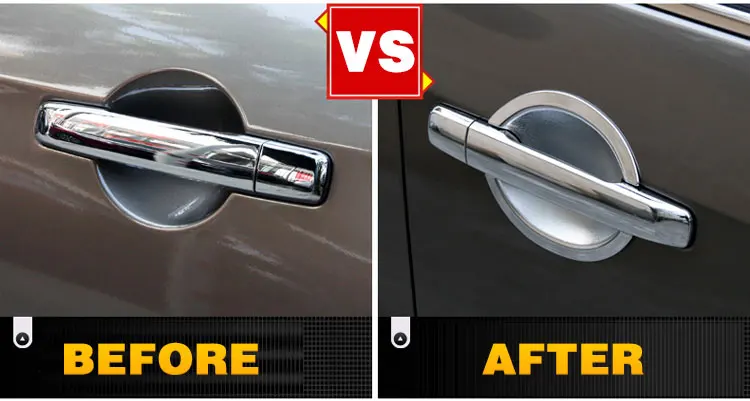 For Nissan Almera Bluebird Sylphy G11 2006-2015 Luxurious Chrome Door Handle Covers 2009 2010 Accessories Stickers Car Styling