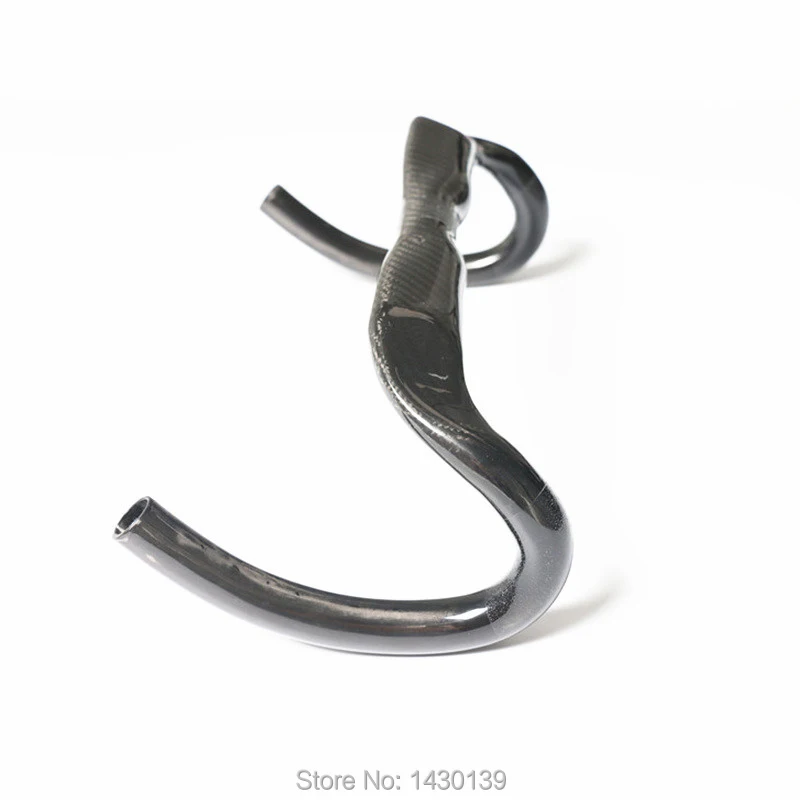Full Carbon Fiber Bike Handlebar Compact Type Racing Road Bicycle Glossy Matt 3K Full Carbon Lightest 31.8*380-440mm Newest