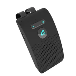 Bluetooth-compatible handsfree Car kit sun visor wireless Speakerphone multi-point hands-free BT speaker manos libres coche