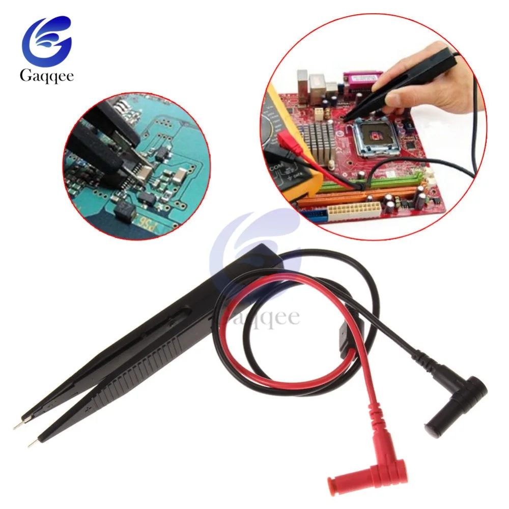 Alligator Chip Test Leads component LCR testing tool Multimeter tester meter Pen Test probe lead tweezers for FLUKE for Vichy