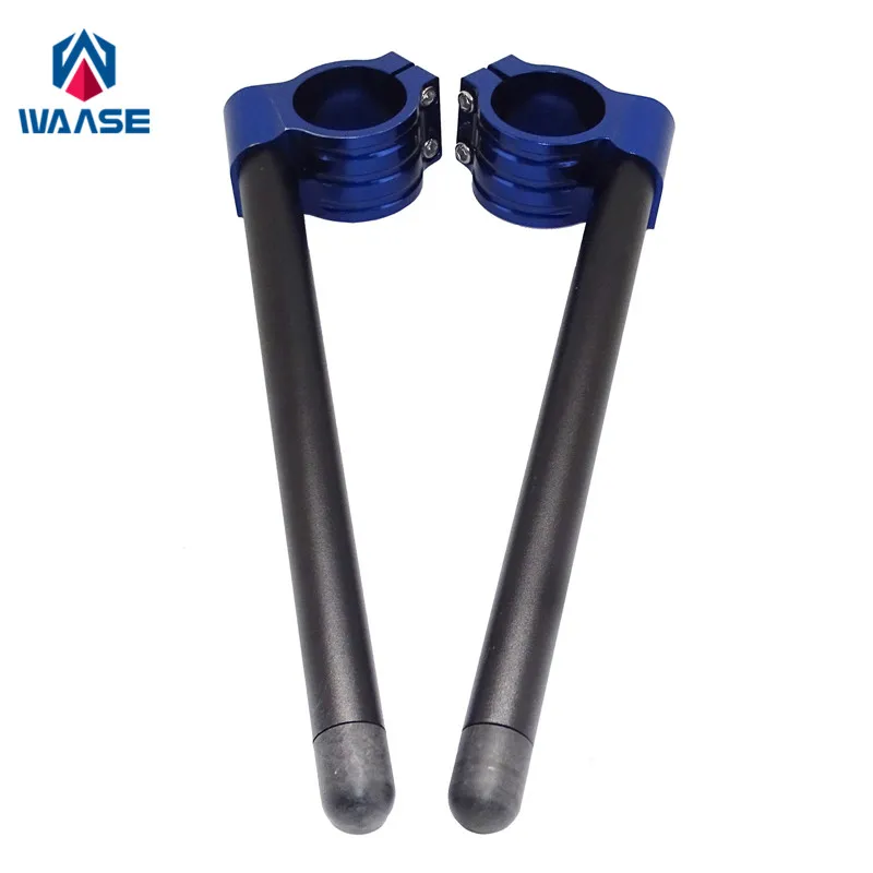 Waase 7/8 "22 مللي متر المقود كليب أنس شوكة مقبض البارات القبضات 31 33 35 36 37 39 41 43 45 46 48 مللي متر لياماها لسوزوكي لهوندا