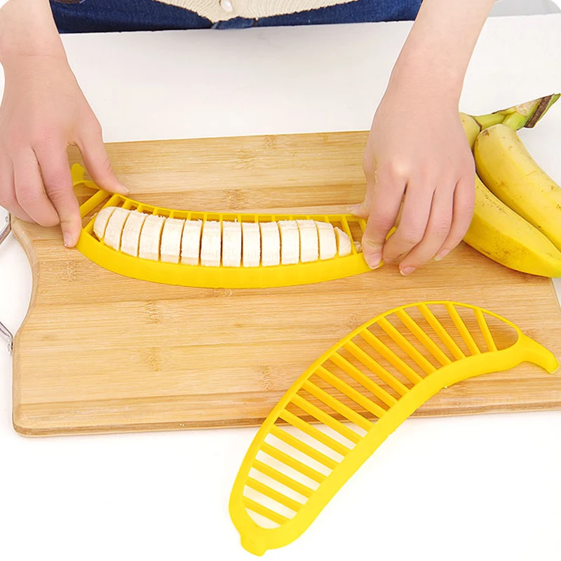 Creative banana slicer cutter for fruit banana knife fruit slicer fruit salad essential Vegetable and fruit tools