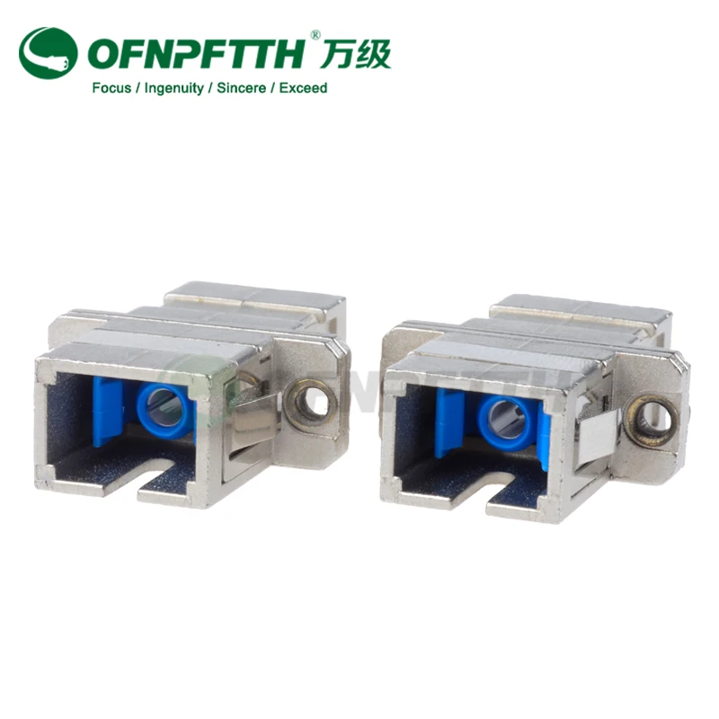 SC Adapter SM SX Metal Material with 0.3dB Insertion Loss