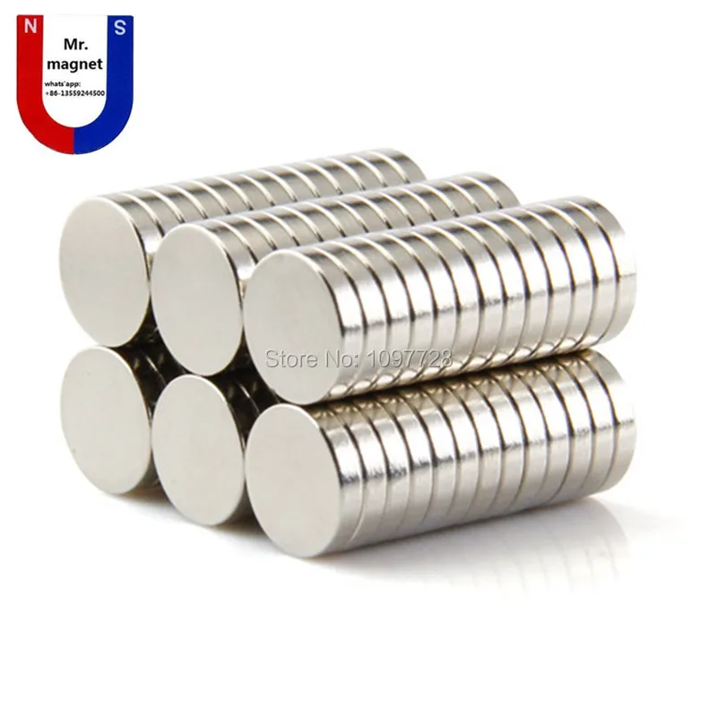 20pcs 10mm Round Cylinder Fridge Magnet 10x1 10x1.5 10x2 10x2.5 Mm Magnets Small For Erase Board Magnetic pins Whiteboard Map