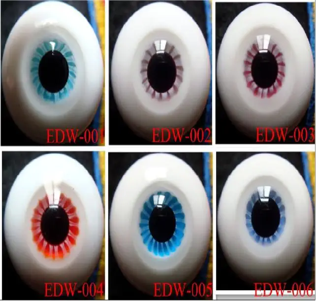 

EDW Hand made BJD Doll Glass eye YOSD MSD SD doll eyes fit for all doll ,Factory sale directly Free shipping