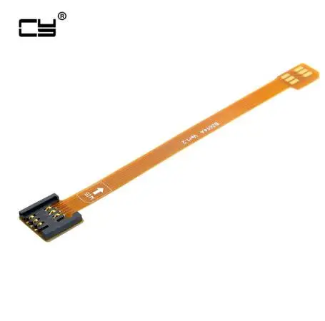 

3G 4G Micro SIM Card Kit Male To Standard UIM SIM Female Extension Cable Soft Flat FPC Cable Extender 10CM