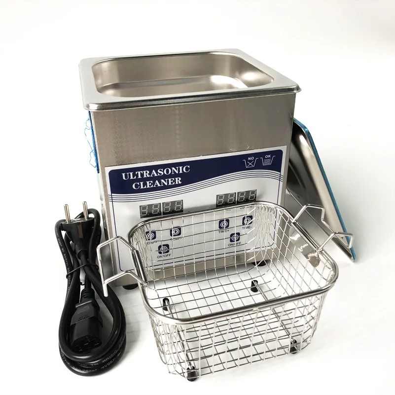 2 リットル超音波時計洗浄機ステンレス鋼バスケット