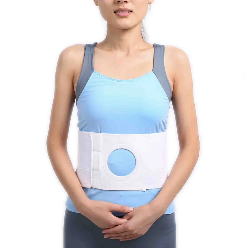 

Ostomy Belt Abdominal Binder Brace waist support wear on the abdominal stoma to fix bag and prevent parastomal hernia back brace