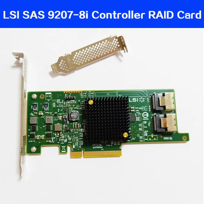 

High Quality LSI SAS 9217-8i 9207-8i HBA SFF8087 Mini-SAS HD 6Gb PCI-E 3.0 X8 SAS Controller RAID Card