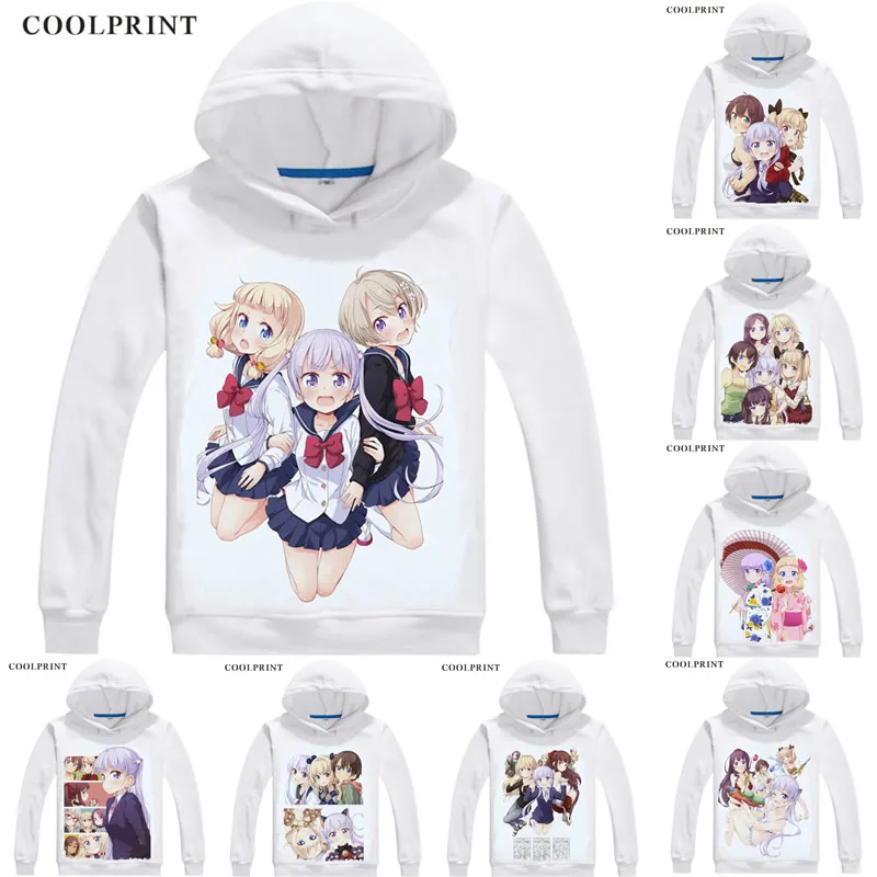 

Shotaro Tokuno Anime New Game! Hoodies Multi-style Hooded Hoodie Manga Nyu Gemu Aoba Suzukaze Ko Yagami Cosplay Sweatshirts