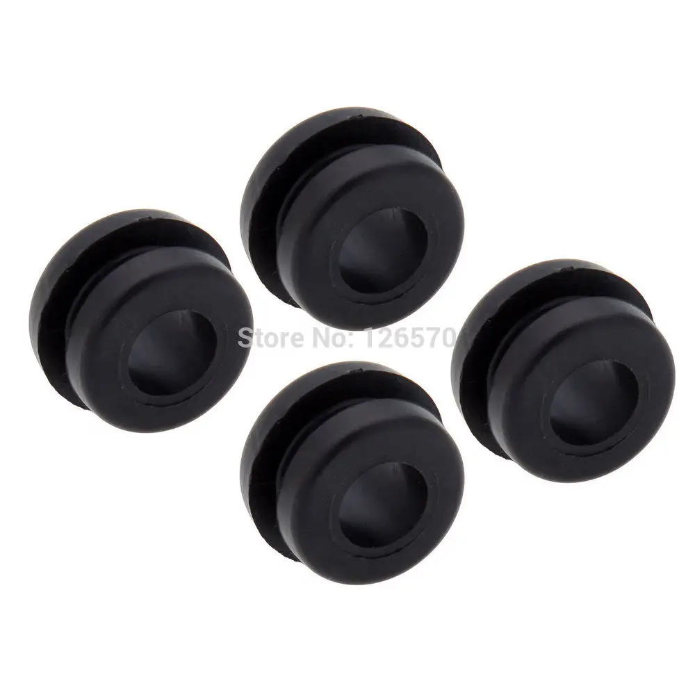 

Motorcycle Accessories 4 Pcs Black Hard Saddle Bag Rubber Grommets For Harley Touring Road king Glide Motorbike Universal