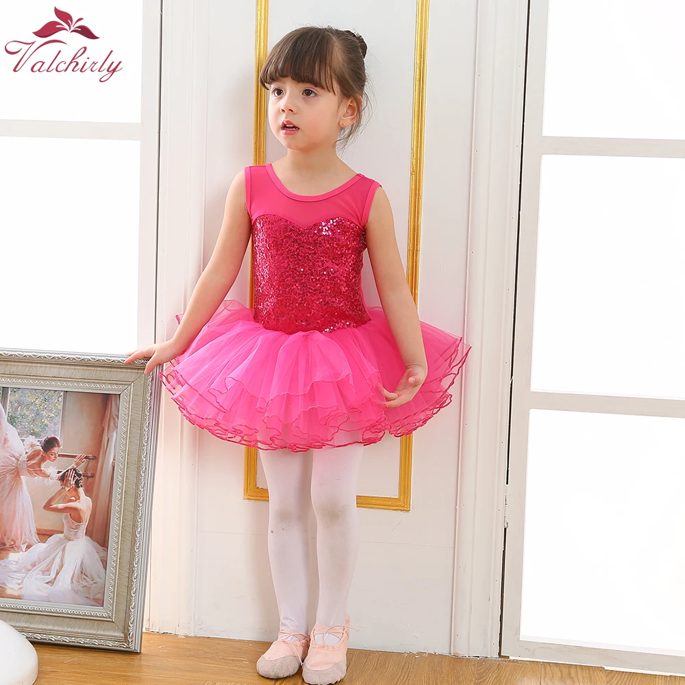 New Girls Ballerina Fairy Prom Party Costume bambini paillettes Flower Dancewear ginnastica body Ballet Tutu Dress for Kids