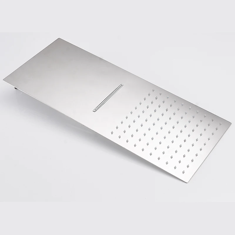 Imagem -05 - Bakala-rectangle Stainless Steel Rain Shower Head Banho de Chuva Pulverizador Superior Cromado Alta Pressão Banheiro