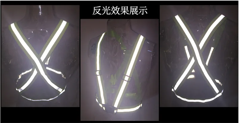 Reflective Tape Safety Riding Traffic Hi Vis Vest High Visibility Vest 1pc