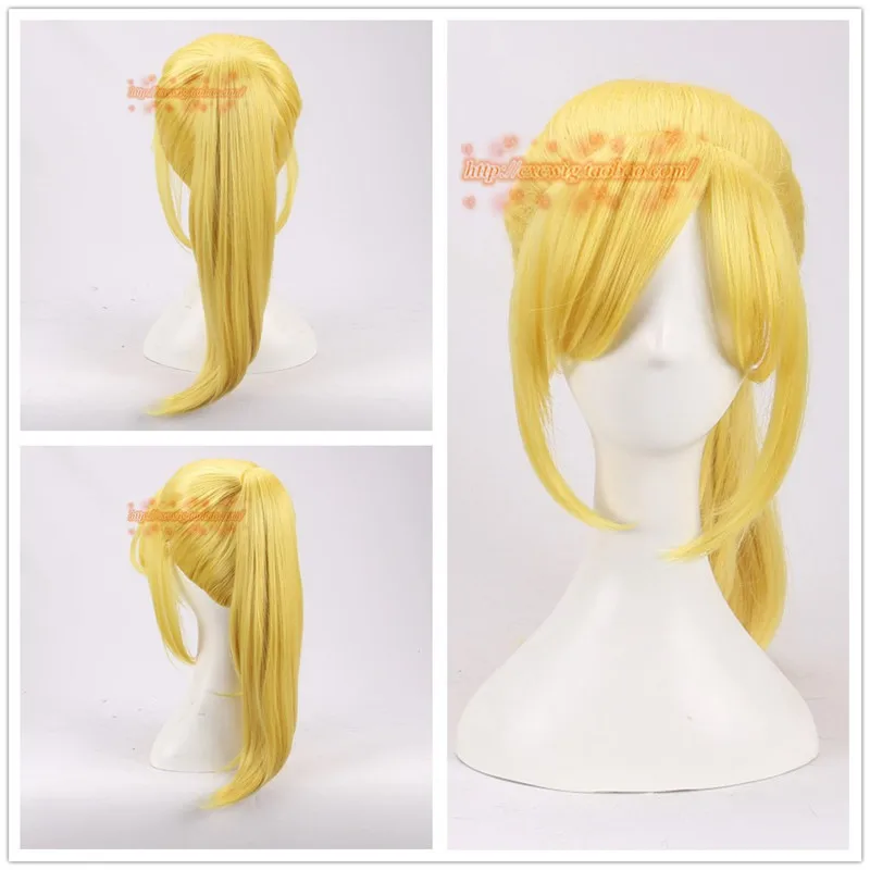 Kobiety superbohaterki Bowsette peruka do Cosplay księżniczka Bowser brzoskwinia blond kucyk METROID Samus zwraca peruka do Cosplay peruka kostiumy