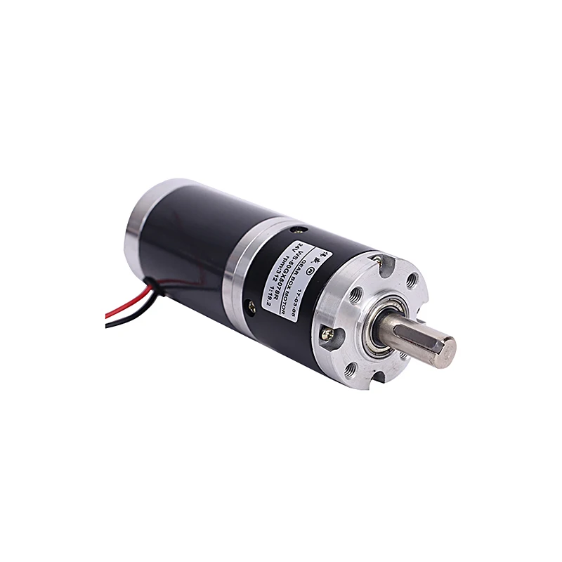 50W permanent magnet DC planetary gear motor 12V 24V diameter 50mm high torque motor gear slow speed small motor