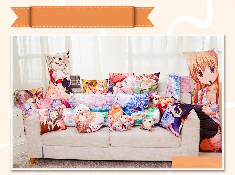 Japanese Anime Rem Ram Character Printed Cartoon throw pillow case cover 40x60cm