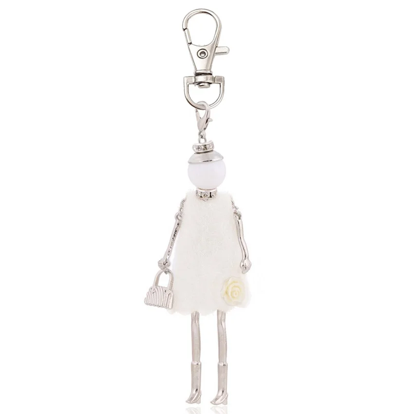 Fashion Keychain For Women Charm Key Chain Bag Pendant Holder Jewelry Handmade Girl Gift Jewelry