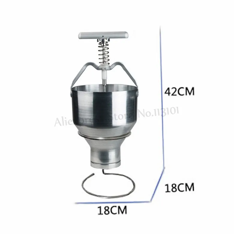 1 máquina Manual para hacer rosquillas, máquina para hacer rosquillas de acero inoxidable, herramienta de producción de rosquillas, operación Manual, ajuste Manual de 6 niveles