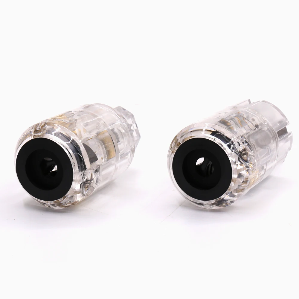 Hi-Fi родиевый штекер EU Schuko, гнездовой разъем IEC для кабеля питания Hi-Fi, вилки европейского стандарта