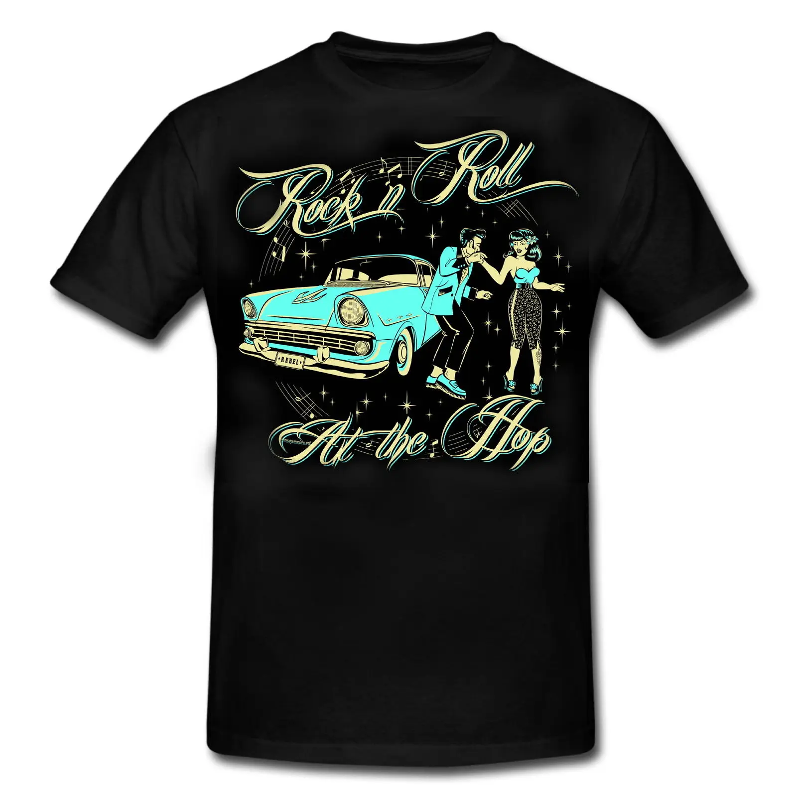 Summer New Men Cotton T-Shirt ROCK N ROLL-TEDDY BOYS-GREASER--SPECIAL E. ROCKABILLY Vintage Look T-SHIRT O-Neck T Shirt