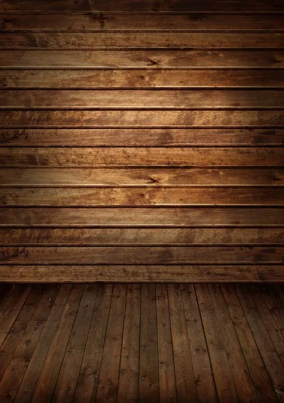 5x7FT Chocolate Brown Timber Wall Pallets Wooden Floor Custom Photo Studio Backdrop Background Banner Vinyl 220cm x 150cm