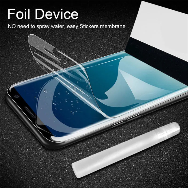 

100pcs Soft Hydrogel Protective Film For Samsung S24 S23 FE A15 A05 A25 A05S A14 A34 A54 A13 A23 A24 Ultra Plus retail package