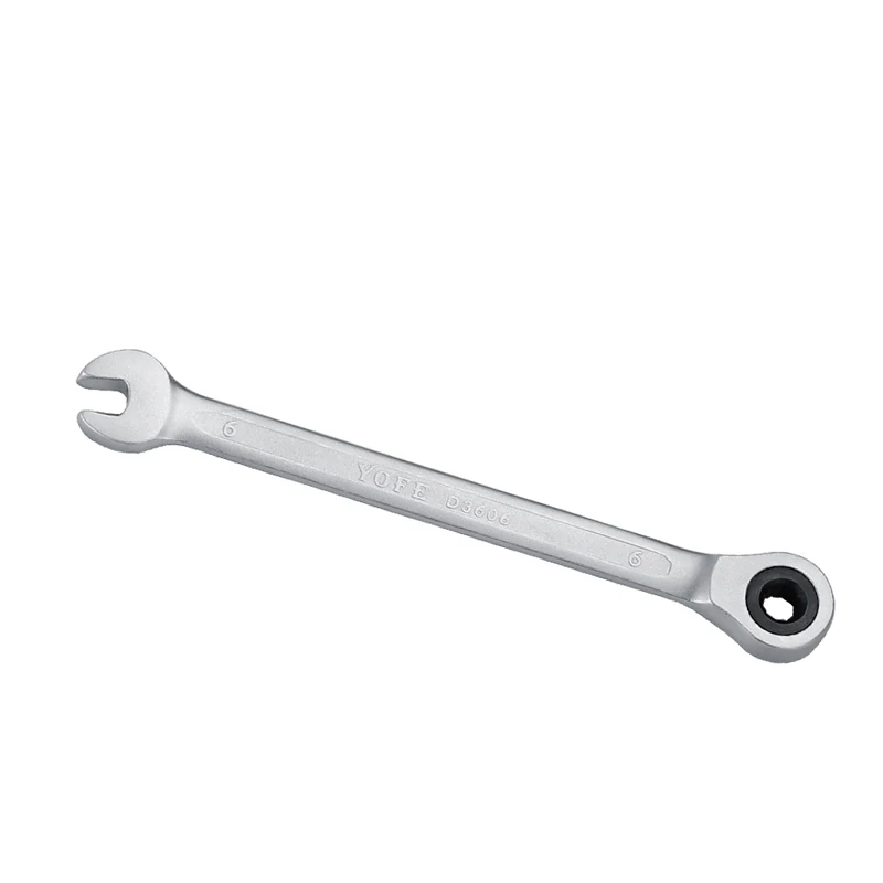 6-13mm Combinatie Moersleutel Auto Reparatie Tools Gear Ring wrench ratel Chrome Vanadium Matte plaat D3606-D3613