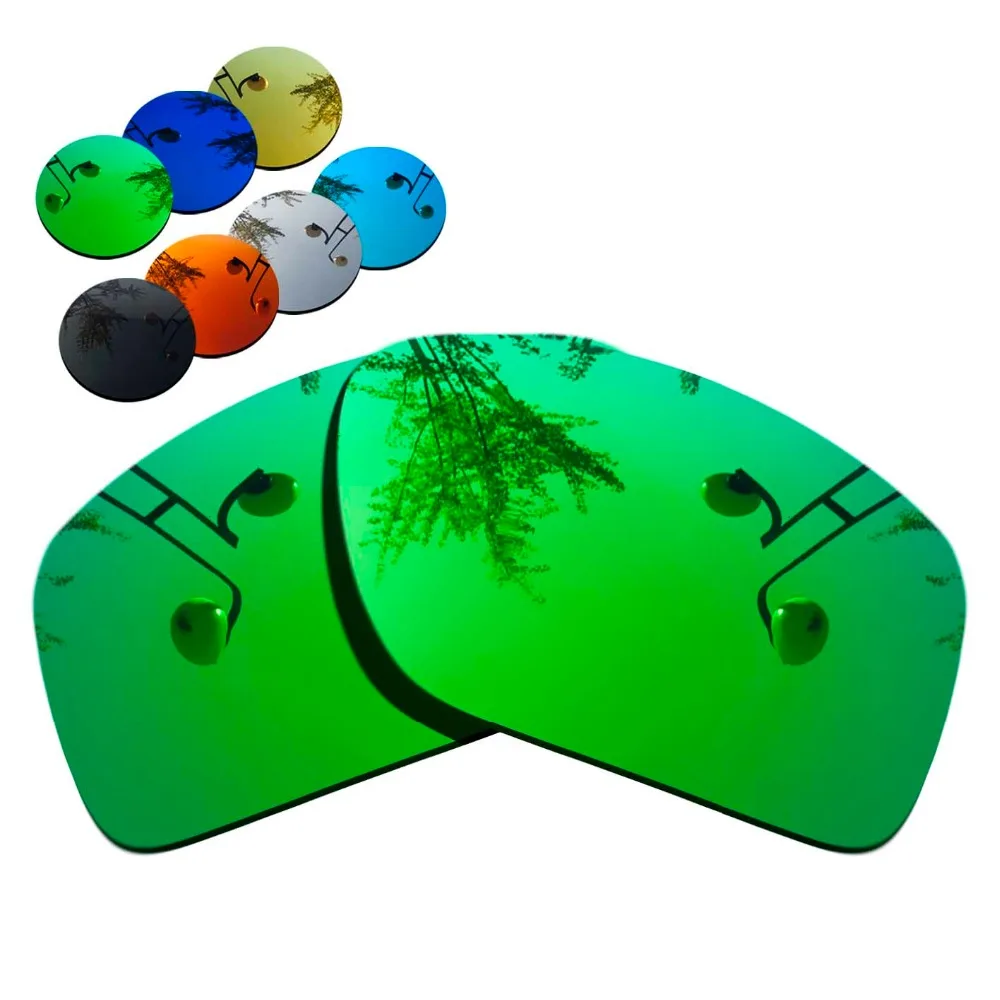 

100% Precisely Cut Polarized Replacement Lenses for Straightlink Sunglasses Green Mirrored Coating Color- Choices