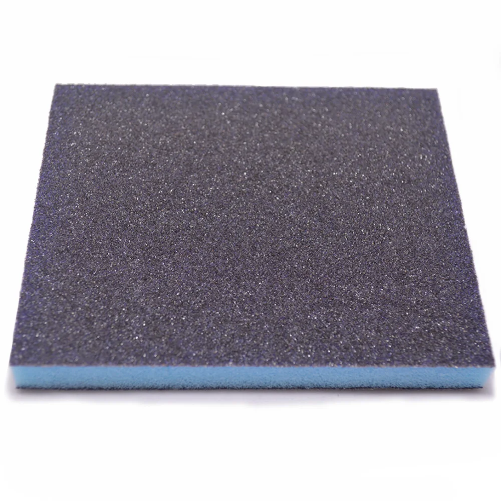 5 uds grano 120 240 320 600 esponja papel de lija herramientas abrasivas de doble cara 120x100x12mm esponja de lijado bloque esponja de pulido