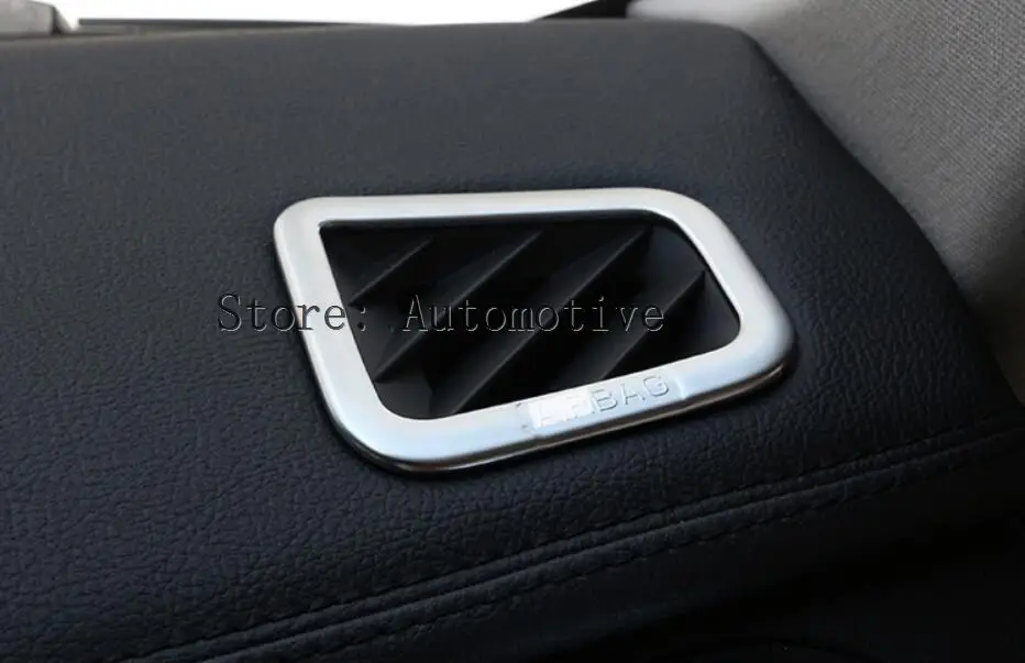 

Chrome Interior Accessory Dashboard Air Outlet Sticker For Land Rover Discovery 4 LR4 2009-2015,Car Styling