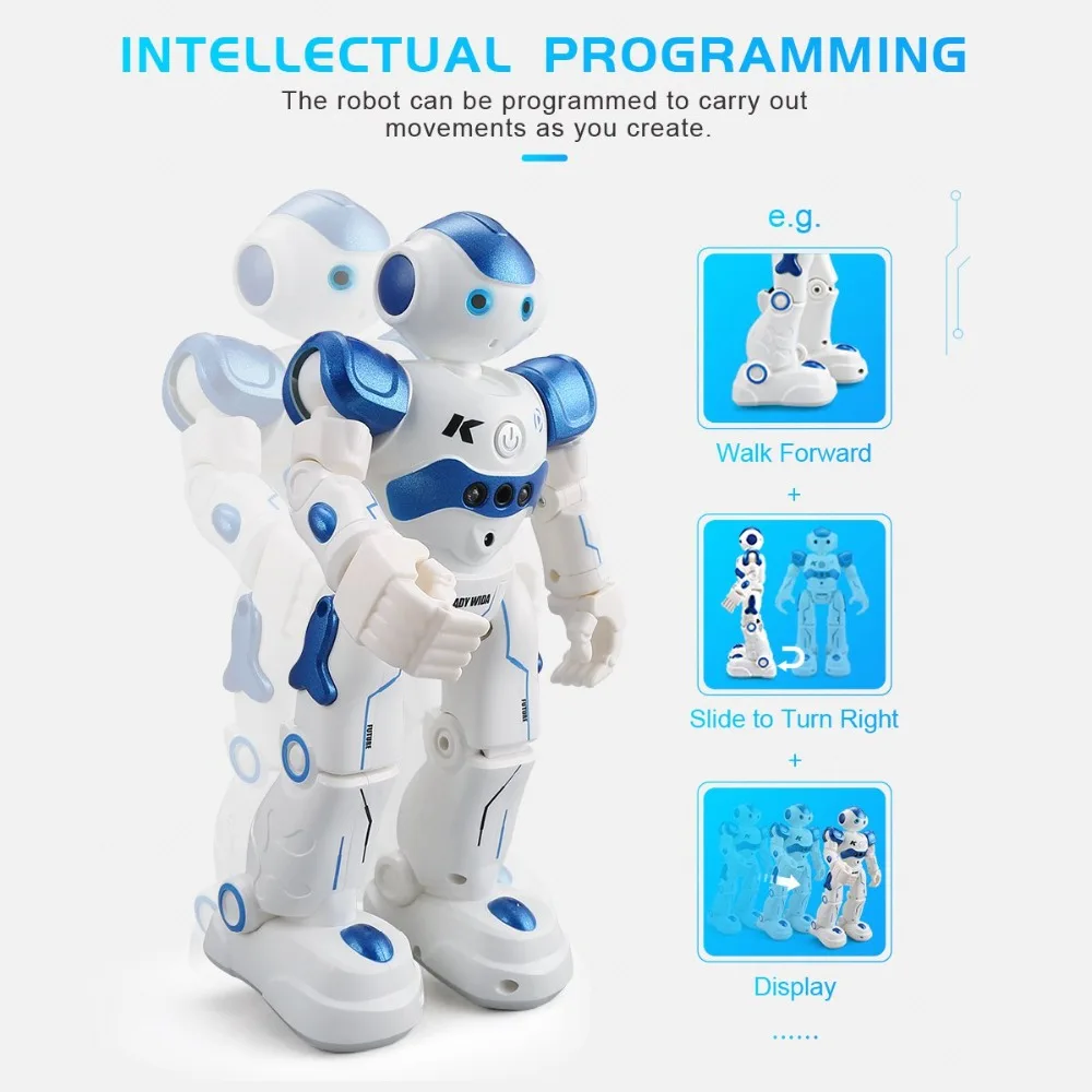 Nuovo telecomando di programmazione intelligente Robotica Toy Biped Robot umanoide per bambini regalo di compleanno per bambini regalo