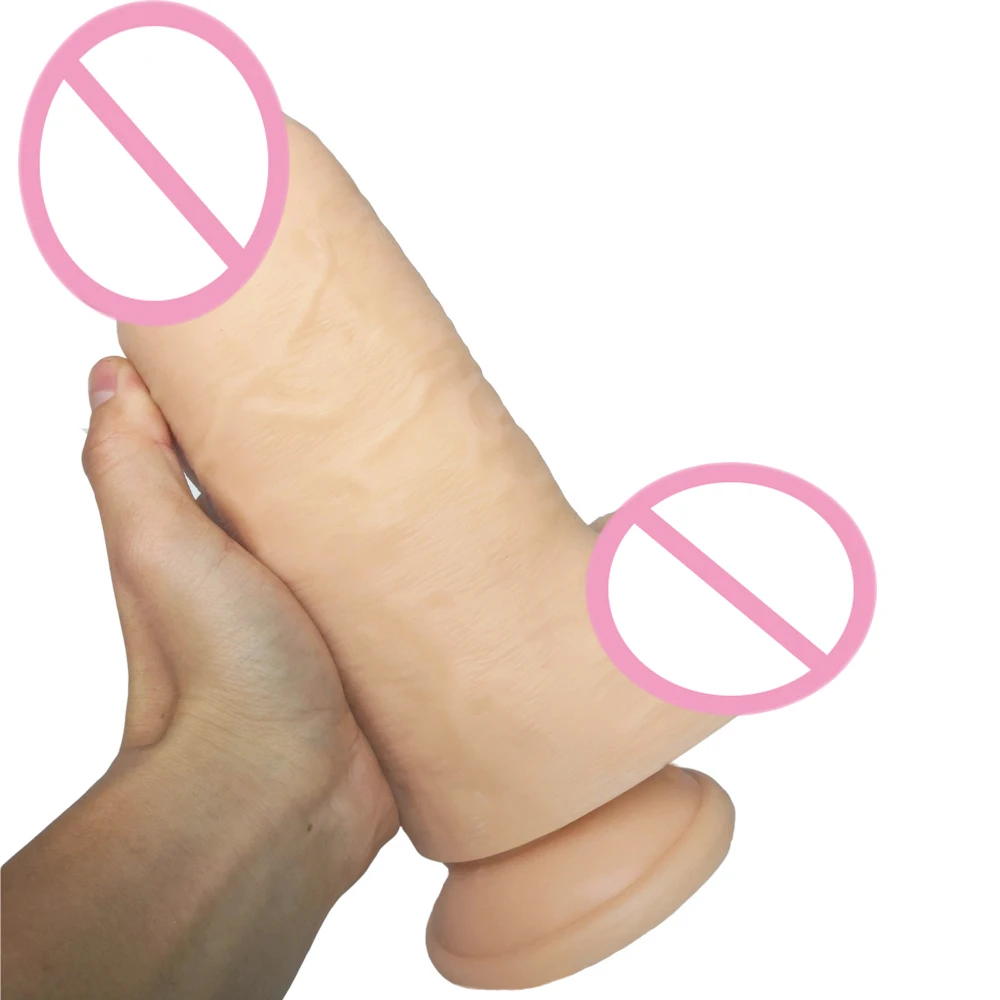 25*8CM Giant Huge Dildo Super Big DildoS Suction Cup Realistic Artifitial Penis Anal Butt Masturbator Erotic Sex Toy for Women