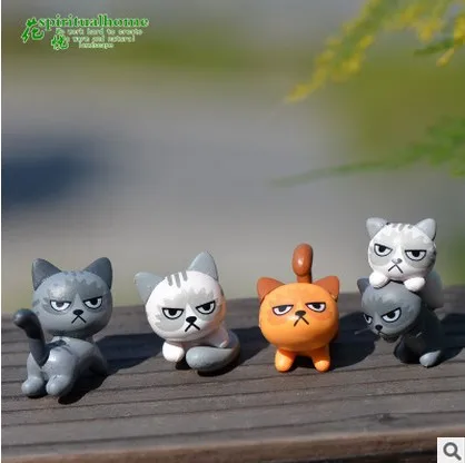 6 pcs Moss Micro landscape multi-meat plant decoration doll decoration unpleasant cat DIY material