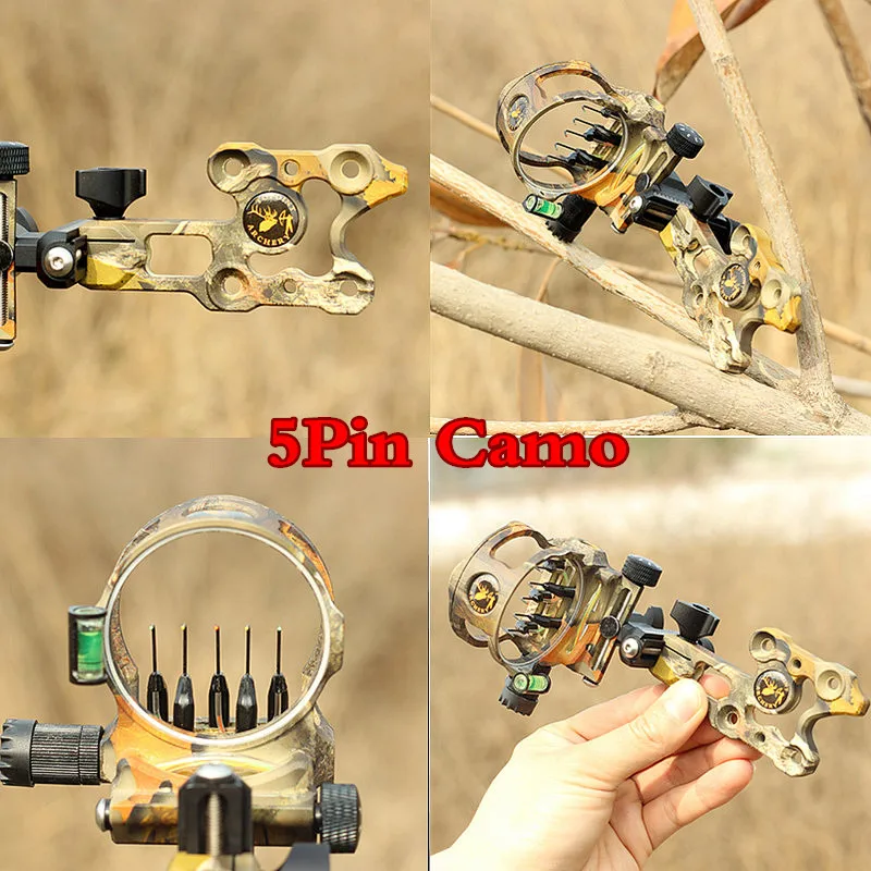 1Pc 5 Pin 7 Pin Compound Bow Sight 0.019\