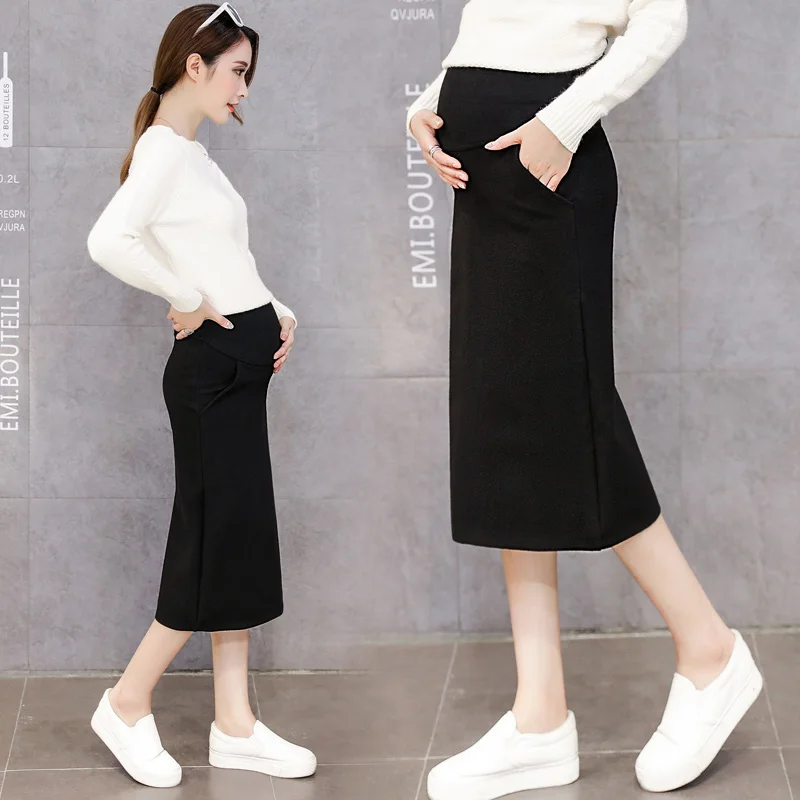 Will I new maternity spring pregnant women cloth long skirts in han edition tide mother pregnant belly dress