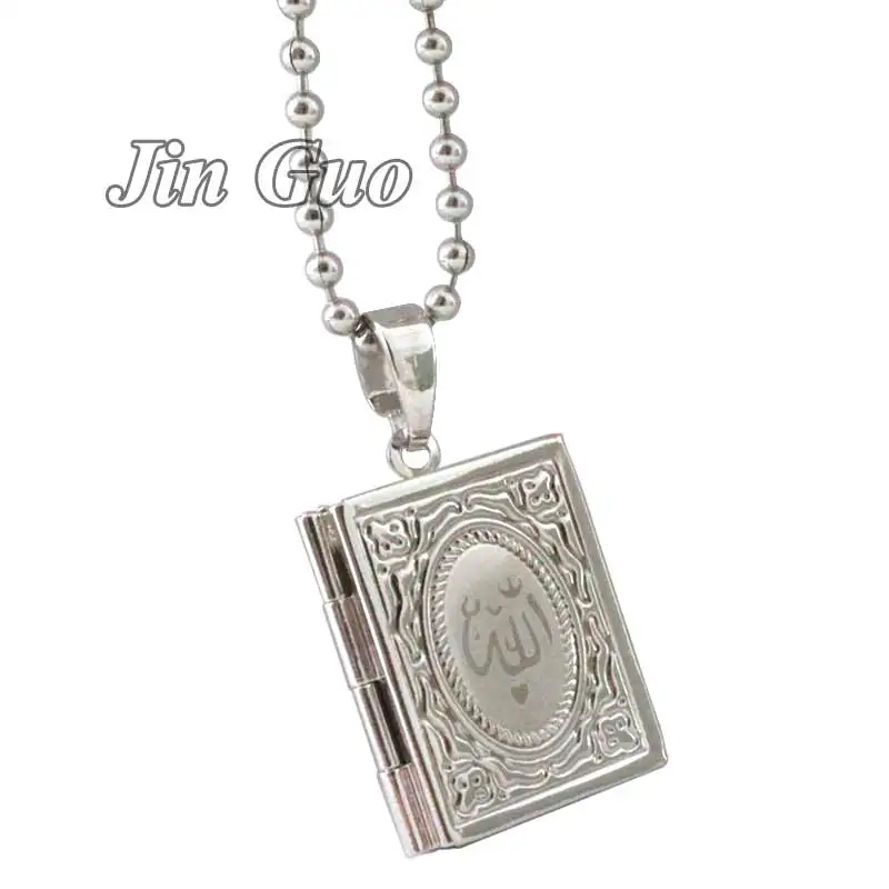 

islam ALLAH KORAN MUSLIM BOOK fashion pendant & necklace