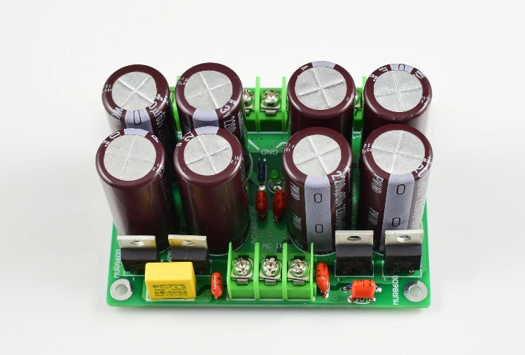 8 PCS 50V 3300UF / 63V 2200UF capacitance MUR860G Rectification filter power board For L Series amplifier board