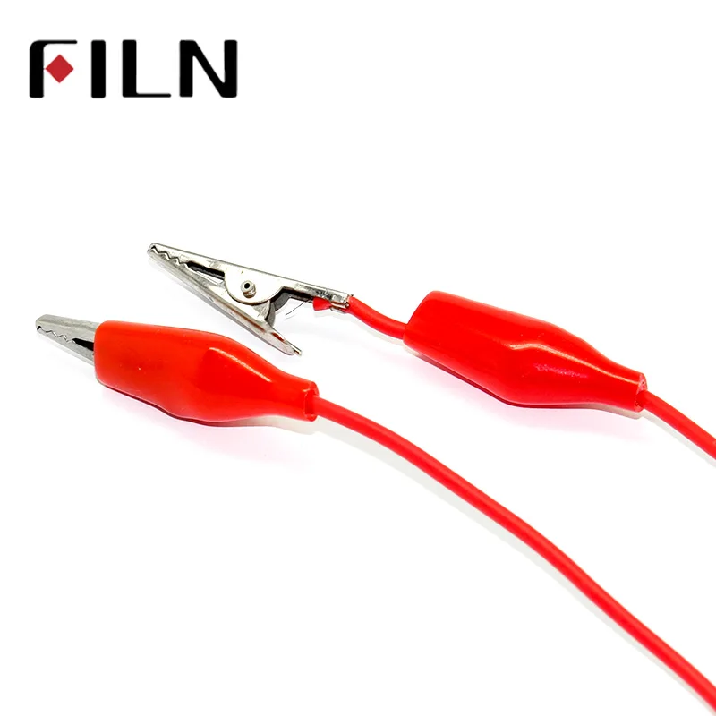 ใหม่ 12pcs คลิปจระเข้ 27 มม.จระเข้ไฟฟ้า Double Ended คลิปจระเข้ Roach คลิปจัมเปอร์ทดสอบ DIY Test Leads